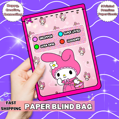 Education Activity Book | Paper Blind Bag Printables, DIY Project for Kids Printable, DIY crafts, Paper Dolls, Activities for Toddlers, Paper Toy Set for kids