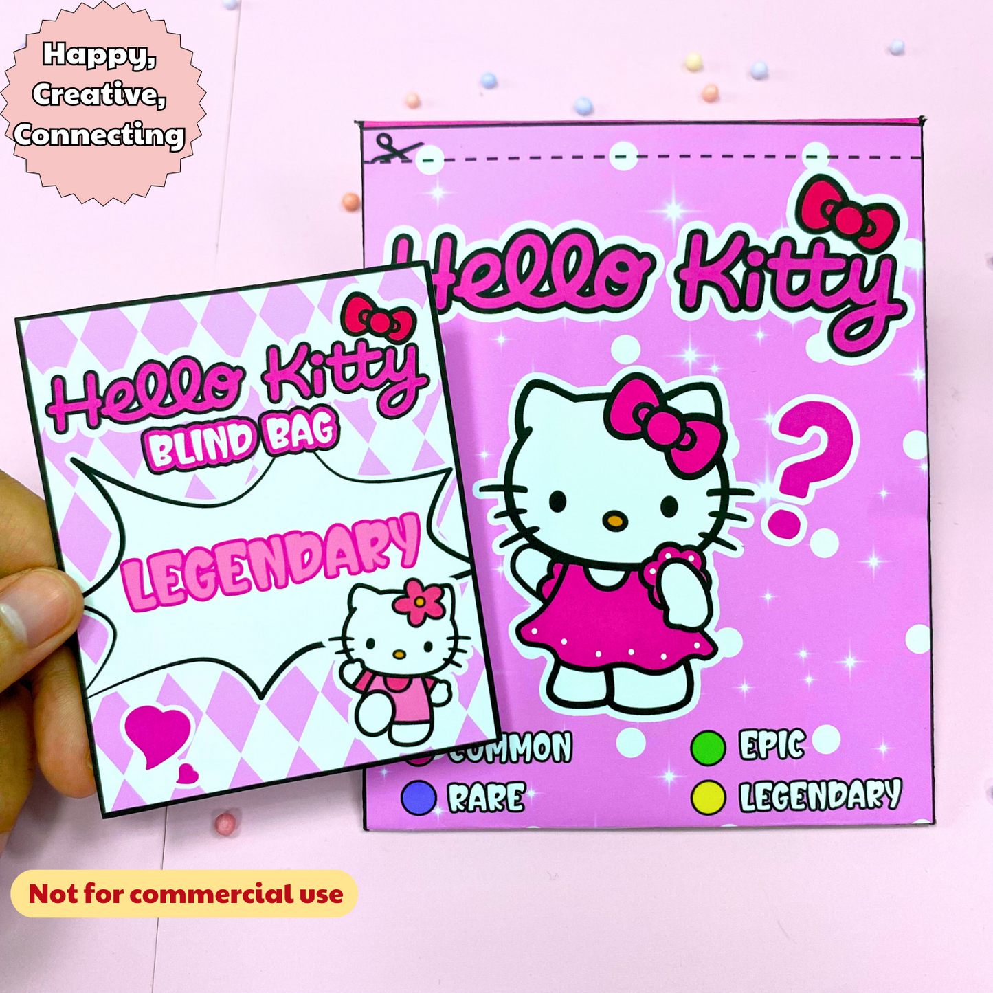 Education Activity Book | Printable Kitty Blind Bags, DIY crafts, Paper Dolls, Activities for Toddlers, Activity Pages, Instant Download