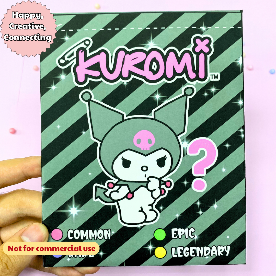 Education Activity Book | Kuromie Blind Bag Printables, interesting games for kids, handmade diy crafts, Paper Dolls, Gifts for kids, Mothers day gift 2024