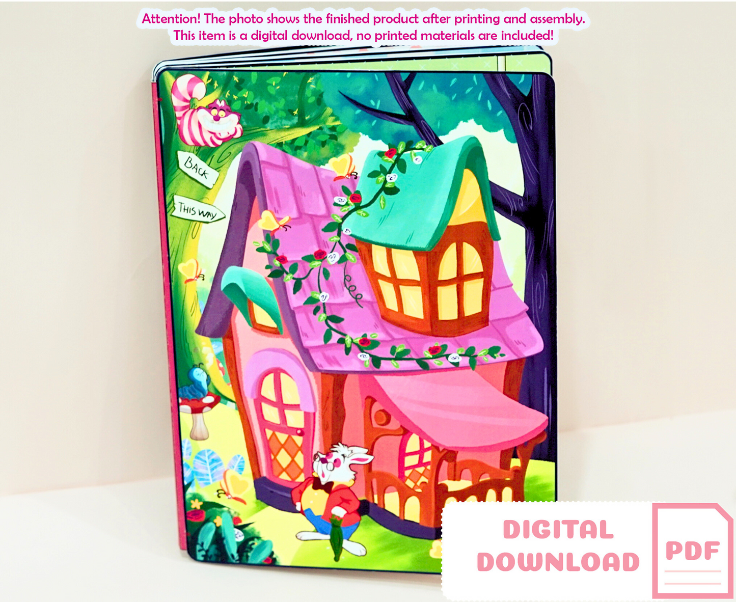 Yesa in wonderful dollhouse printable 🌈 Yesa's dollhouse in wonderland printable | Busy book for kids | PDF | Instant download | DIY Kits for Kids 🌈 Woa Doll Crafts