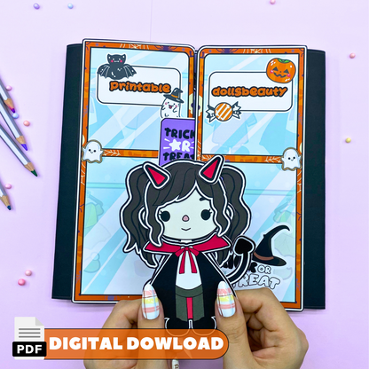 Wednesday Toca Boca Paper Doll Printables 🌈 Toca barbie doll wardrobe Quiet book pages | Printable Paper crafts 🌈 Woa Doll Crafts