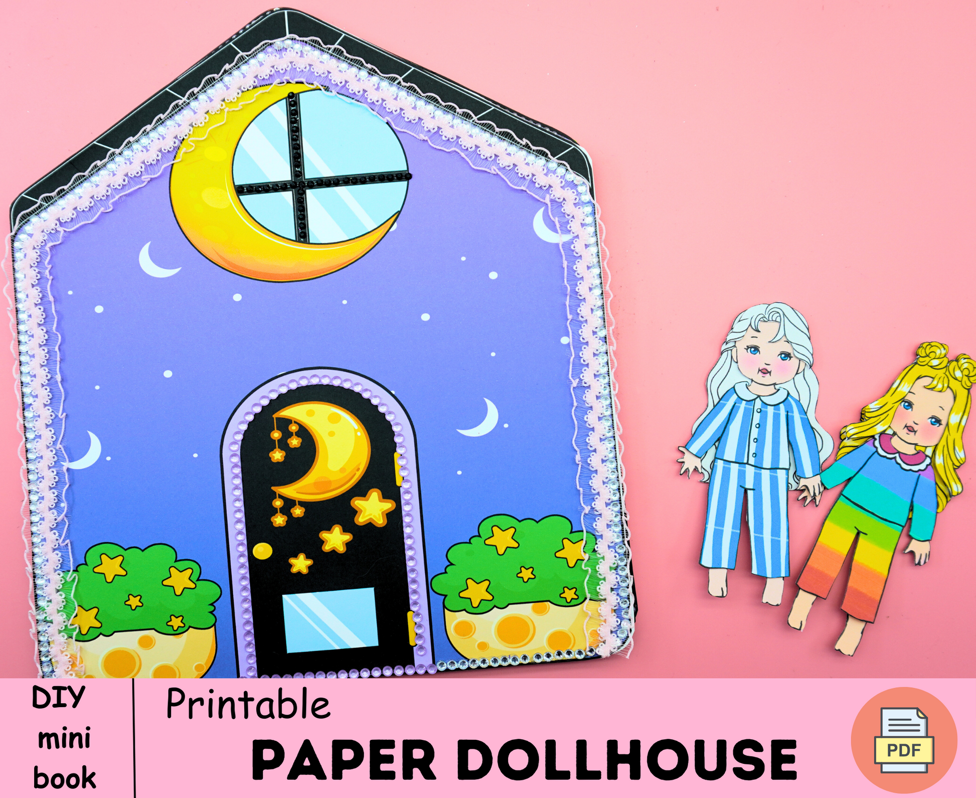 HOW TO MAKE PAPER DOLL Set, DIY TUTORIAL CRAFTS FOR KIDS