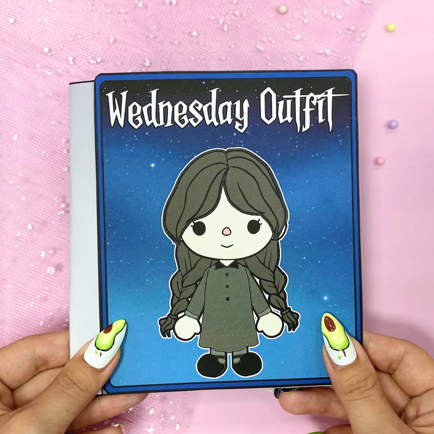 Cute toca Wednesday wardrobe 🌈 Activities book printable | Printable Gothic Dollhouse Busy book | Buy 1 Get 1 Free 🌈 Woa Doll Crafts