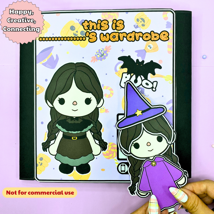 Education Activity Book | Toca barbie wardrobe | Toca Boca dollhouse | Unique Holiday Gifts