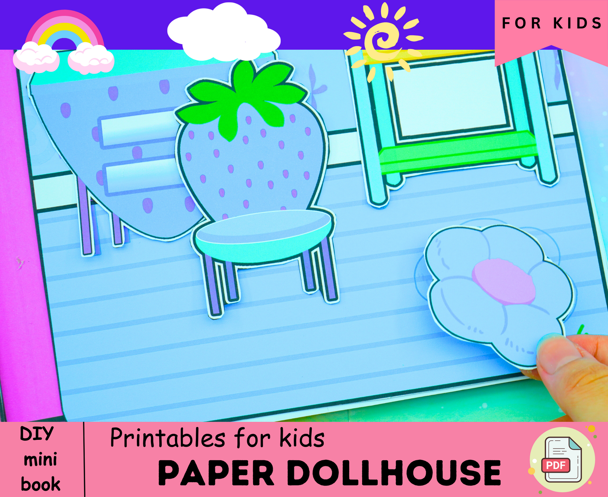 Printable Toca Boca Family Paper Doll Bedrooms / Paper Doll Mom