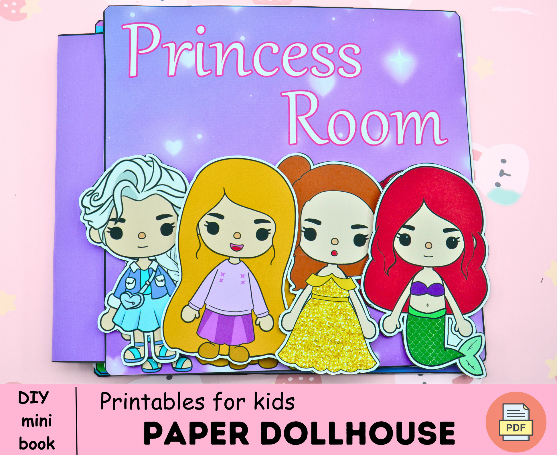 Princess Ariel Paper Doll: FREE Disney Crafts + Printables