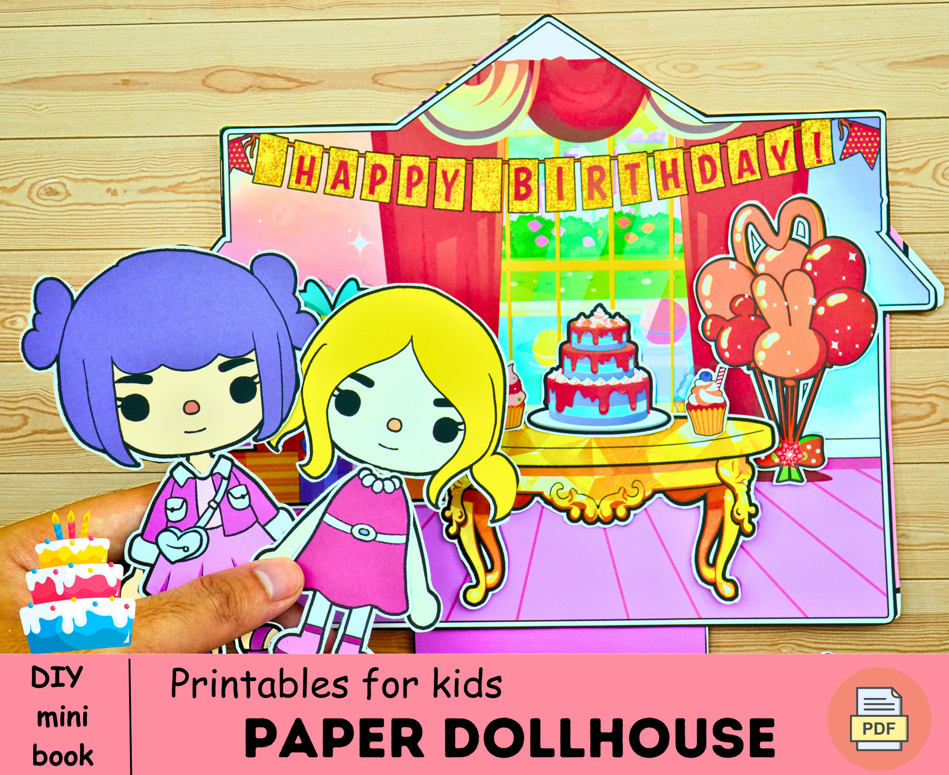 Toca Boca paper doll clothes printables🌈 Printable Paper Dolls Dress u –  WOA DOLL CRAFT