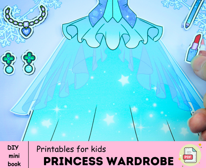 Disney Princess 🌈 Princess Paper Doll Closet Wardrobe Printables | Paper Crafts for Kids | Paper Doll House 🌈 Woa Doll Crafts