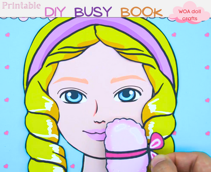 Barbie pregnant makeup kit printables 💖 DIY kit for your little one - Paper doll house - Activity book for kids 💖 Woa Doll Crafts