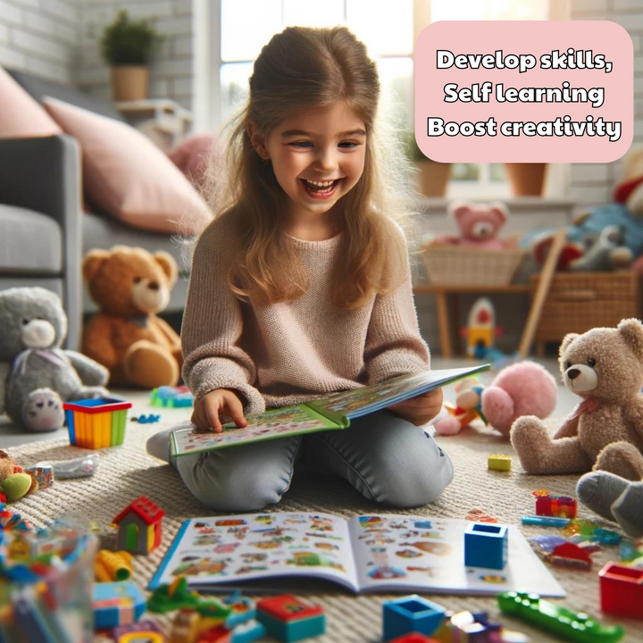 Education Activity Book | Lala Duck & Pig House, Safe Paper Toy for kid, Unique Birthday Gifts, Family connection, Limit screen time, Boost creativity