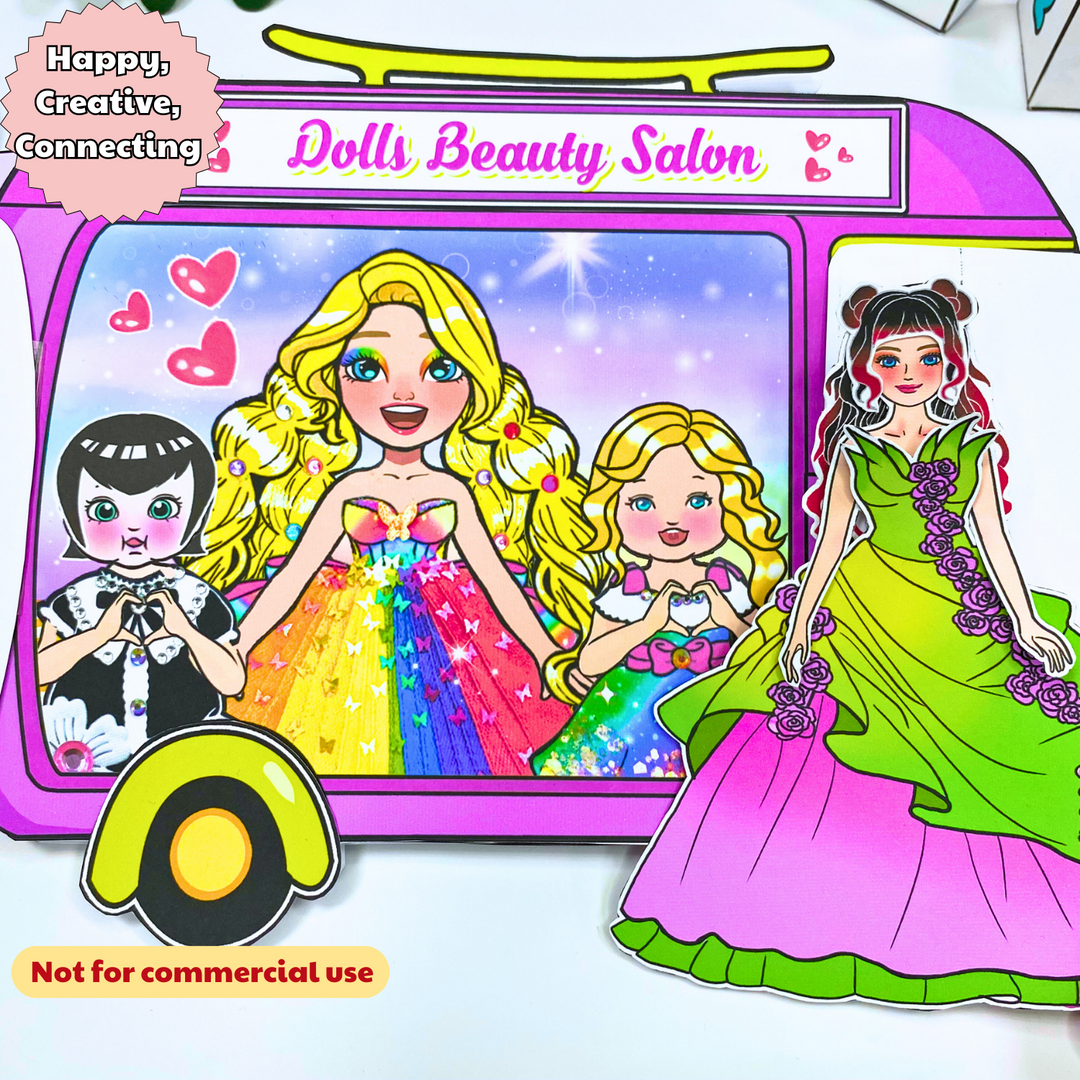 Education Activity Book | Car Beauty Salon Activity Book | Interactive Car Decoration | Creative Car Crafts | Fun Learning Activities for Children