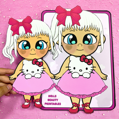 USA, Fast Shipping Paper Play Barbie Book, Cute Barbie Activity Book, Paper Busy Book, Christmas Gifts for kids