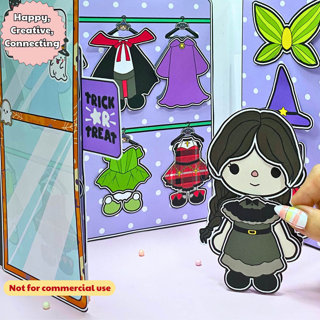 Education Activity Book | Toca barbie wardrobe | Toca Boca dollhouse | Unique Holiday Gifts