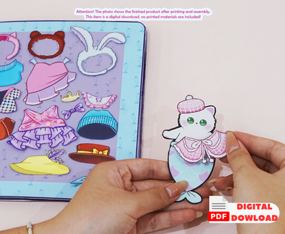 Yesa in mermaid hospital dollhouse printable 🌈 Yesa in sea world printable | Busy book for kids | PDF | Instant download | DIY kít for kids 🌈 Woa Doll Crafts