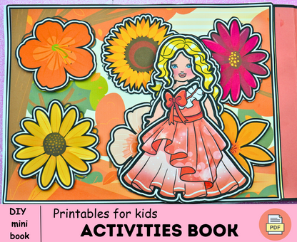 Autumn Busy Book Printable version 2.0 🌈 Toddler Busy Book | Learning Folder Kids | Fall Busy Binder 🌈 Woa Doll Crafts