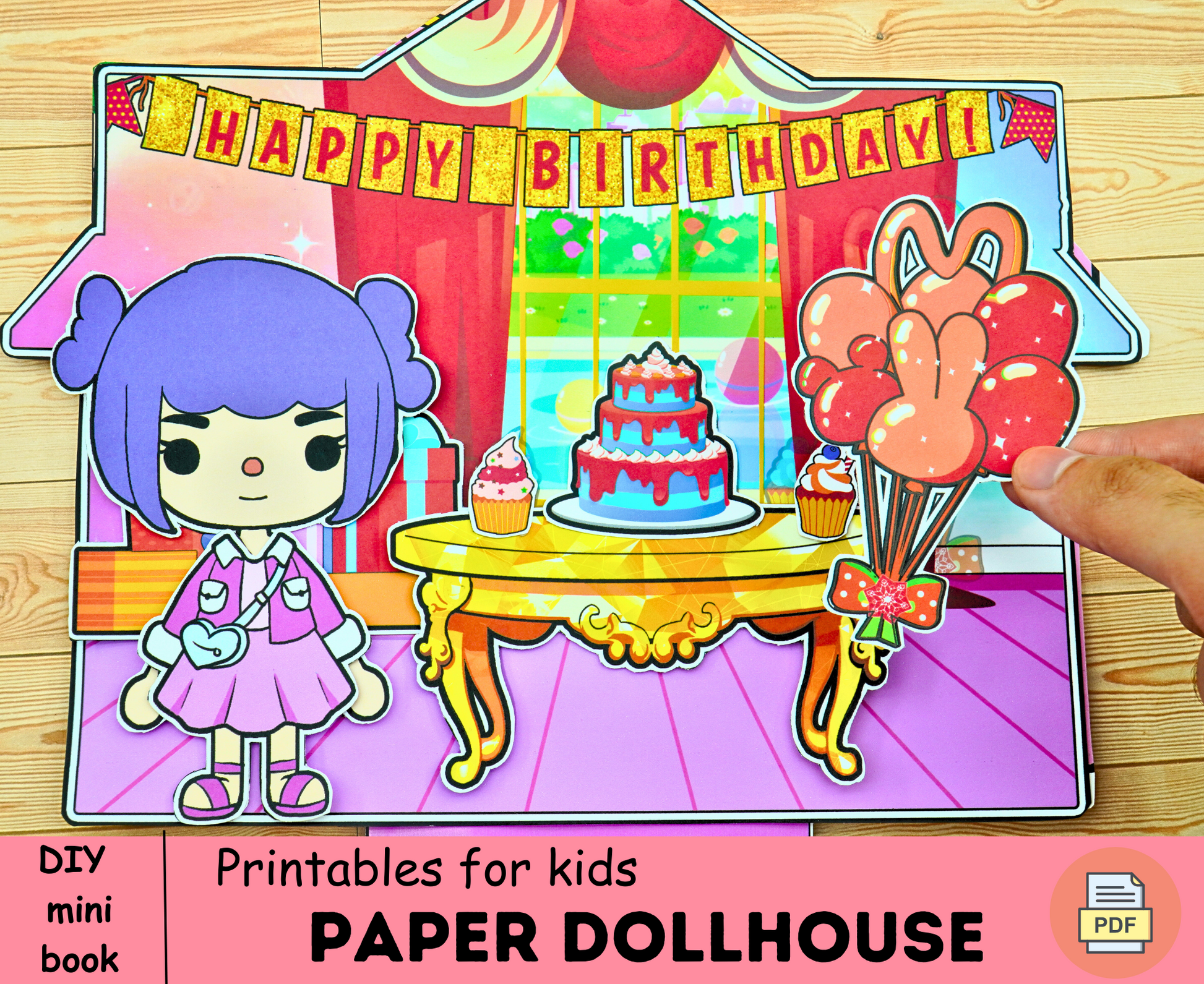 Daisy Celebrates: TocaBoca Birthday Party Printable Files