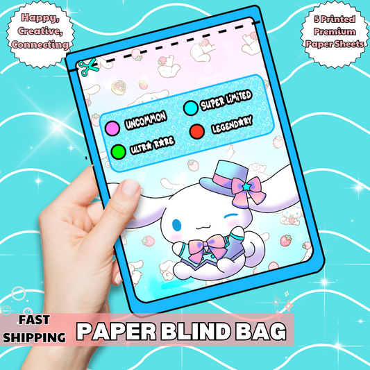 Education Activity Book | Paper Blind Bag Printables, DIY Project for Kids Printable, DIY crafts, Paper Dolls, Activities for Toddlers, Unique Birthday Gifts