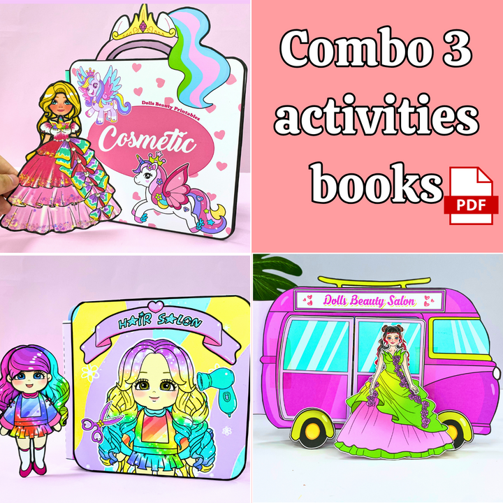 Education Activity Book | Car Beauty Salon Activity Book | Interactive Car Decoration | Creative Car Crafts | Fun Learning Activities for Children