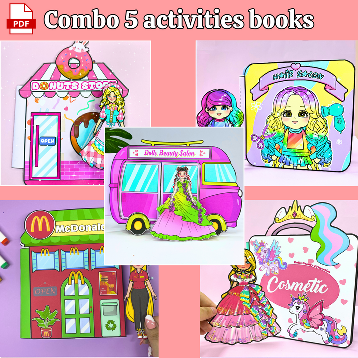 Education Activity Book | Car Beauty Salon Activity Book | Interactive Car Decoration | Creative Car Crafts | Fun Learning Activities for Children