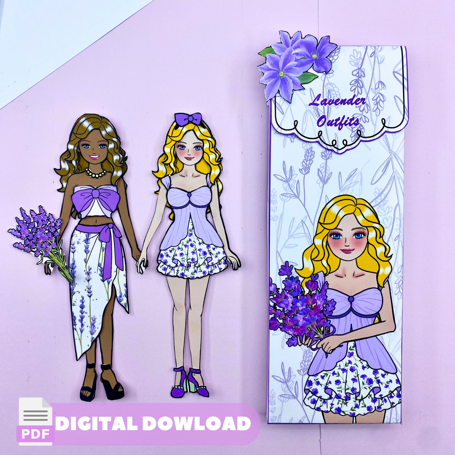 Toca Boca paper doll clothes printables🌈 Printable Paper Dolls Dress u –  WOA DOLL CRAFT