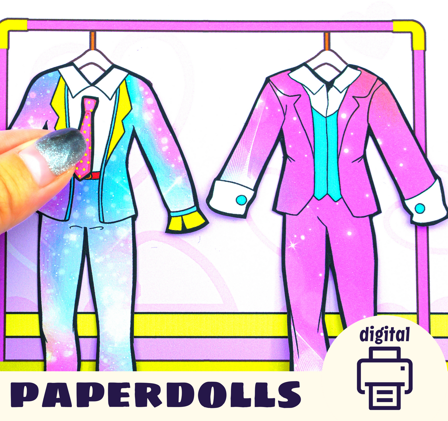 Printable Beauty Doll and Wedding Dress  🌈 Learning Game | Clothes set Play book PDF files DIY kit for kids  🌈  Woa Doll Crafts