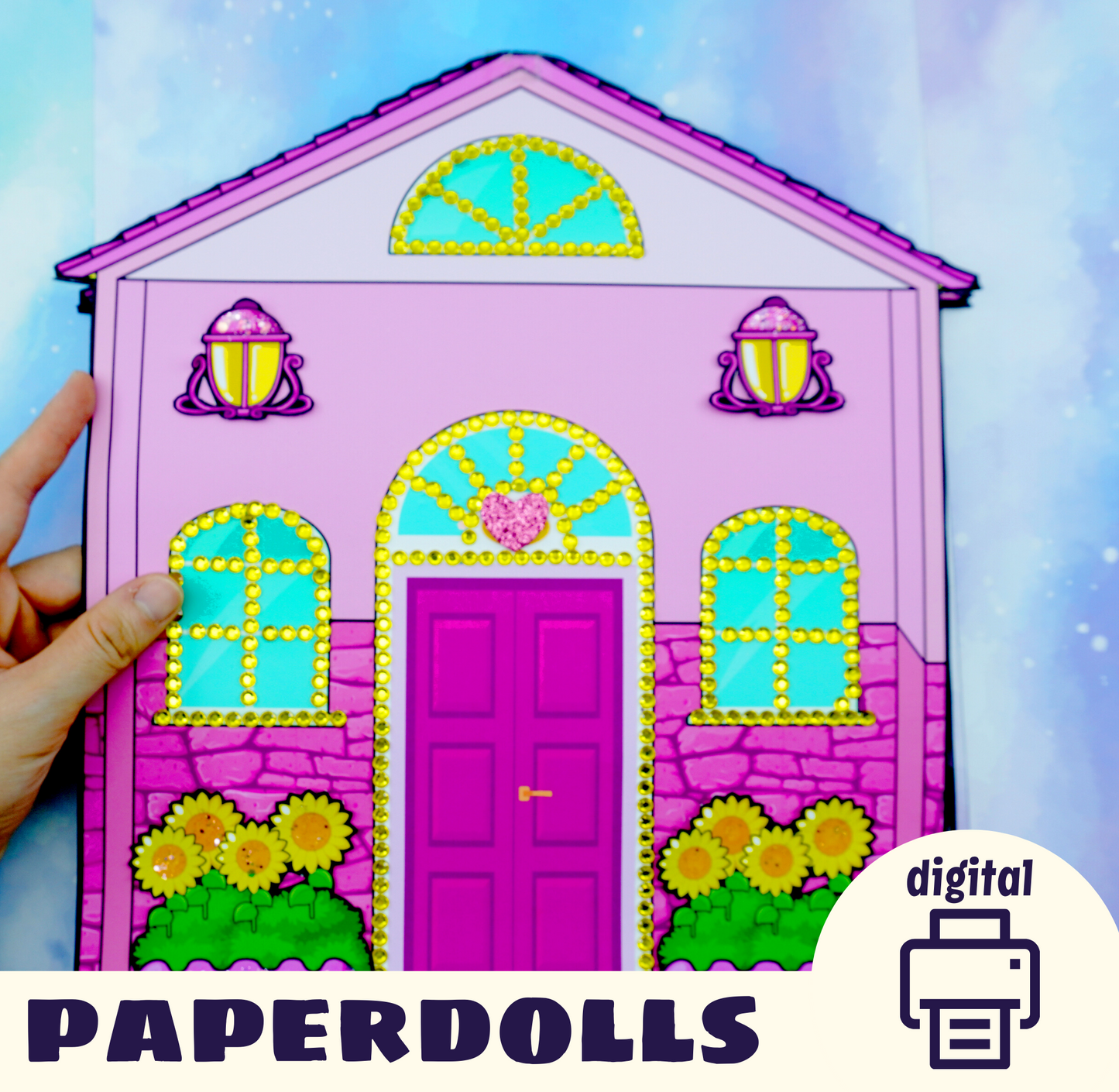 Little Pink Barbie Doll and Barbie closet 🎀 24 pages Paper Doll PDF Printable DIY set for kids | Busy book for kids Paper Doll House | DIY crafts for kids | Woa Doll Crafts